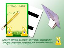 Notatnik magnetyczny suchocieralny