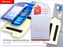 Notes magnetyczny kartonowy